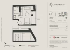 Apartament inwestycyjny, 28,91 m², 1 pokój, piętro 4, oferta nr 4.27