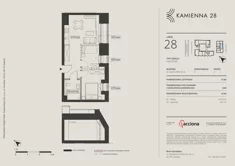 Apartament inwestycyjny, 47,84 m², 1 pokój, piętro 4, oferta nr 4.28