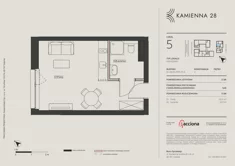 Apartament inwestycyjny, 27,88 m², 1 pokój, piętro 1, oferta nr 4.5