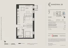 Apartament inwestycyjny, 53,40 m², 1 pokój, piętro 1, oferta nr 4.7