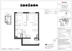 Mieszkanie, 53,16 m², 2 pokoje, piętro 1, oferta nr 67.1