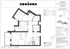 Mieszkanie, 72,38 m², 3 pokoje, piętro 2, oferta nr 63.37