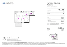 Mieszkanie, 33,82 m², 2 pokoje, parter, oferta nr 16.A.0.5