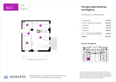 Mieszkanie, 50,47 m², 3 pokoje, parter, oferta nr 4.A.0.03