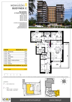 Mieszkanie, 81,69 m², 4 pokoje, piętro 10, oferta nr A 10.01