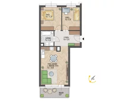 Mieszkanie, 59,01 m², 3 pokoje, parter, oferta nr 33