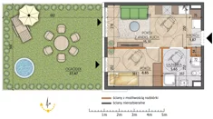 Mieszkanie, 31,68 m², 2 pokoje, parter, oferta nr 4C/1