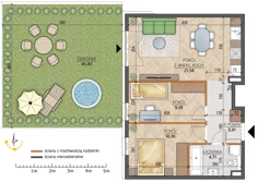 Mieszkanie, 51,48 m², 3 pokoje, parter, oferta nr 4C/8