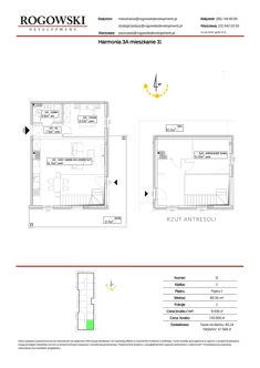 Mieszkanie, 80,55 m², 2 pokoje, piętro 2, oferta nr 3A/31