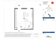 Mieszkanie, 34,39 m², 1 pokój, piętro 2, oferta nr A/14