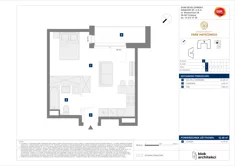 Mieszkanie, 32,49 m², 1 pokój, piętro 1, oferta nr C/27