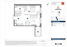 Mieszkanie, 44,65 m², 2 pokoje, piętro 1, oferta nr B/11