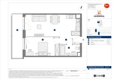 Mieszkanie, 46,74 m², 2 pokoje, piętro 2, oferta nr B/16