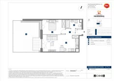 Mieszkanie, 41,77 m², 2 pokoje, parter, oferta nr B/3