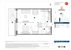 Mieszkanie, 46,62 m², 2 pokoje, parter, oferta nr B/4