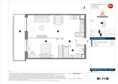 Mieszkanie, 46,74 m², 2 pokoje, piętro 1, oferta nr B/9