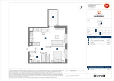 Mieszkanie, 36,00 m², 2 pokoje, piętro 3, oferta nr B/19
