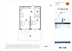 Mieszkanie, 47,36 m², 2 pokoje, parter, oferta nr B/89