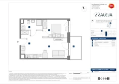 Mieszkanie, 37,82 m², 2 pokoje, piętro 3, oferta nr E/104