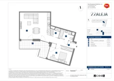 Mieszkanie, 57,91 m², 2 pokoje, piętro 4, oferta nr E/120