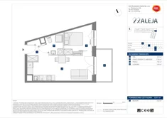 Mieszkanie, 32,61 m², 2 pokoje, piętro 6, oferta nr E/133