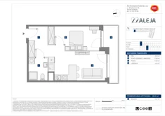 Mieszkanie, 40,05 m², 2 pokoje, piętro 3, oferta nr E/15