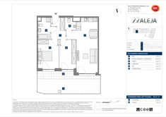 Mieszkanie, 59,87 m², 2 pokoje, parter, oferta nr E/2