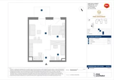 Mieszkanie, 34,06 m², 2 pokoje, piętro 3, oferta nr A/22