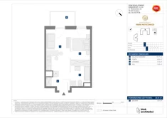 Mieszkanie, 30,91 m², 2 pokoje, piętro 1, oferta nr C/4