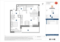 Mieszkanie, 48,40 m², 3 pokoje, piętro 2, oferta nr B/13