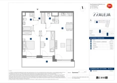 Mieszkanie, 60,08 m², 3 pokoje, piętro 5, oferta nr E/22