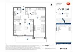 Mieszkanie, 58,81 m², 3 pokoje, piętro 2, oferta nr E/36