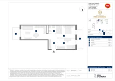 Mieszkanie, 54,85 m², 3 pokoje, piętro 3, oferta nr B/57