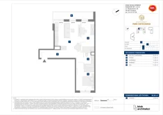 Mieszkanie, 58,09 m², 3 pokoje, piętro 1, oferta nr B/74