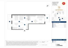 Mieszkanie, 55,39 m², 3 pokoje, piętro 1, oferta nr B/90