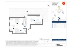 Mieszkanie, 59,76 m², 3 pokoje, parter, oferta nr C/24