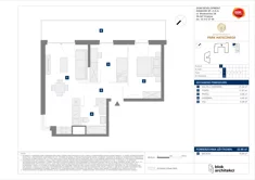 Mieszkanie, 53,99 m², 3 pokoje, piętro 1, oferta nr C/29