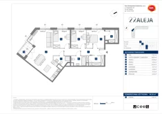 Mieszkanie, 94,54 m², 4 pokoje, piętro 3, oferta nr B/73