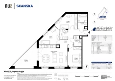 Mieszkanie, 92,14 m², 4 pokoje, piętro 2, oferta nr AA0209