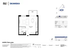 Mieszkanie, 30,09 m², 1 pokój, piętro 5, oferta nr AA0501