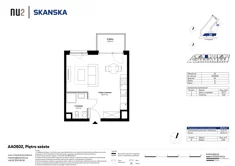 Mieszkanie, 29,78 m², 1 pokój, piętro 6, oferta nr AA0602