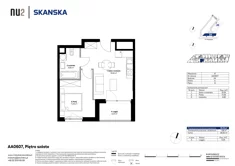 Mieszkanie, 35,19 m², 2 pokoje, piętro 6, oferta nr AA0607
