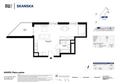 Mieszkanie, 41,23 m², 1 pokój, piętro 6, oferta nr AA0610