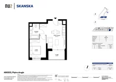 Mieszkanie, 34,32 m², 2 pokoje, piętro 2, oferta nr AB0203
