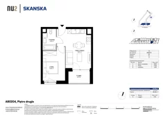 Mieszkanie, 34,69 m², 2 pokoje, piętro 2, oferta nr AB0204