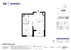 Mieszkanie, 34,70 m², 2 pokoje, piętro 3, oferta nr AB0303