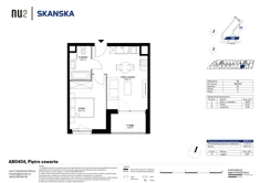 Mieszkanie, 35,47 m², 2 pokoje, piętro 4, oferta nr AB0404