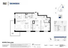 Mieszkanie, 74,94 m², 4 pokoje, piętro 5, oferta nr BC0504