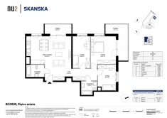 Mieszkanie, 93,27 m², 4 pokoje, piętro 6, oferta nr BC0605