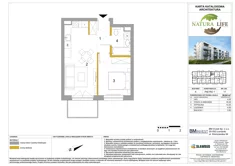 Mieszkanie, 36,64 m², 2 pokoje, piętro 1, oferta nr K17